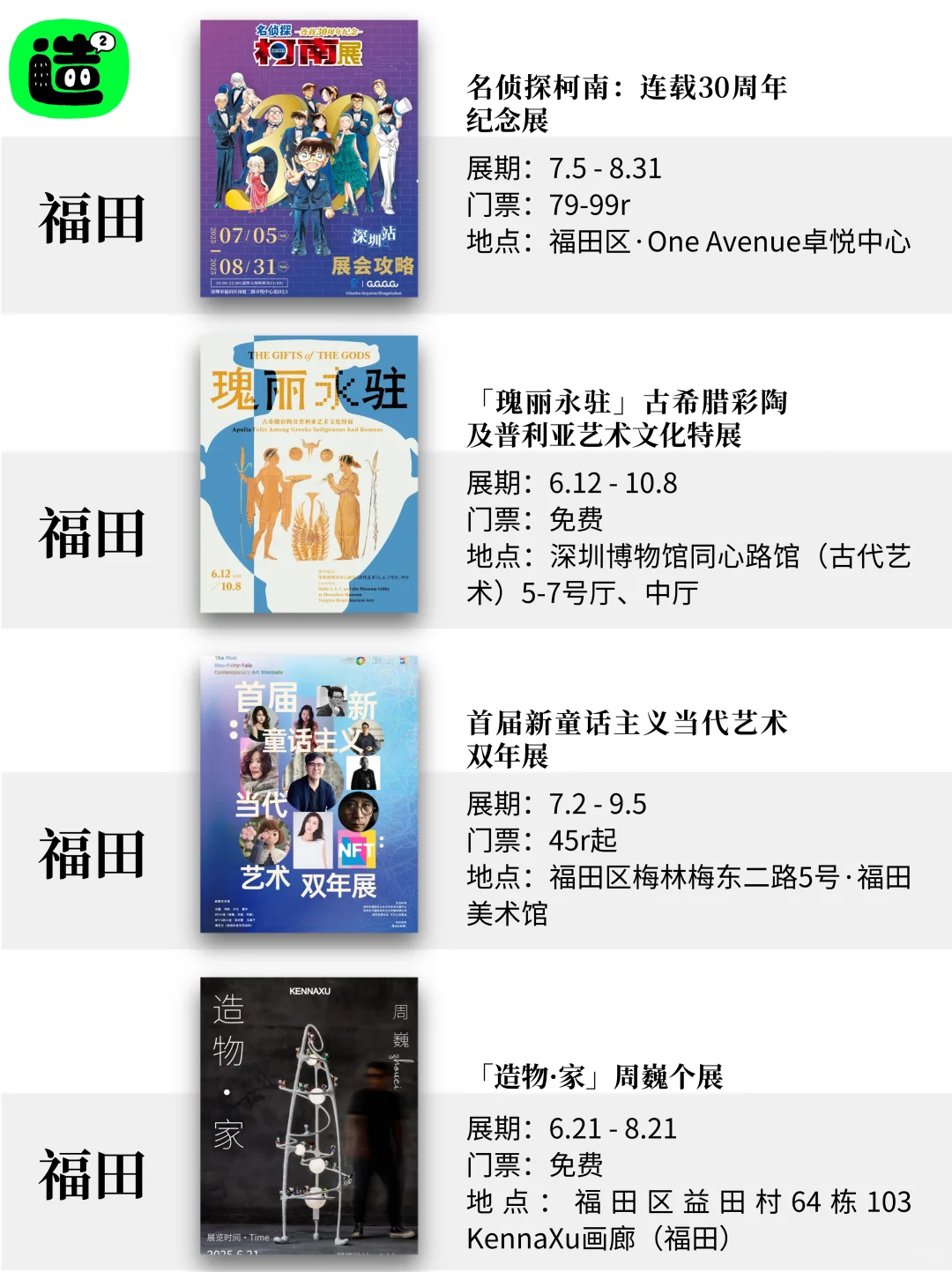 八月深圳看展指南！精选68个！好多重磅新展