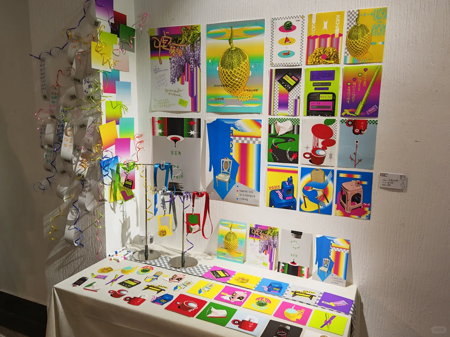 今年的视传毕设展