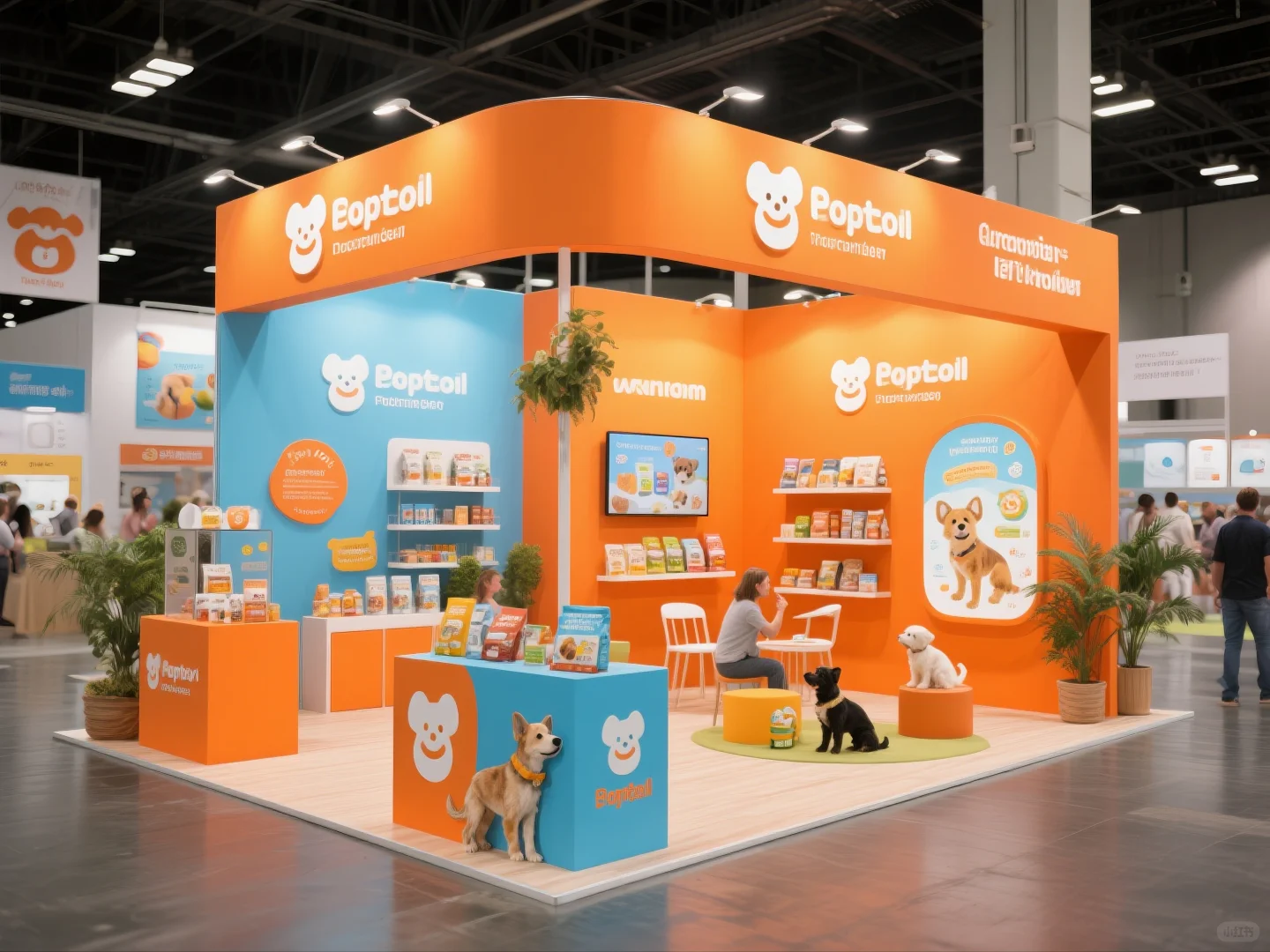 018｜AI-100套展台案例｜宠物行业