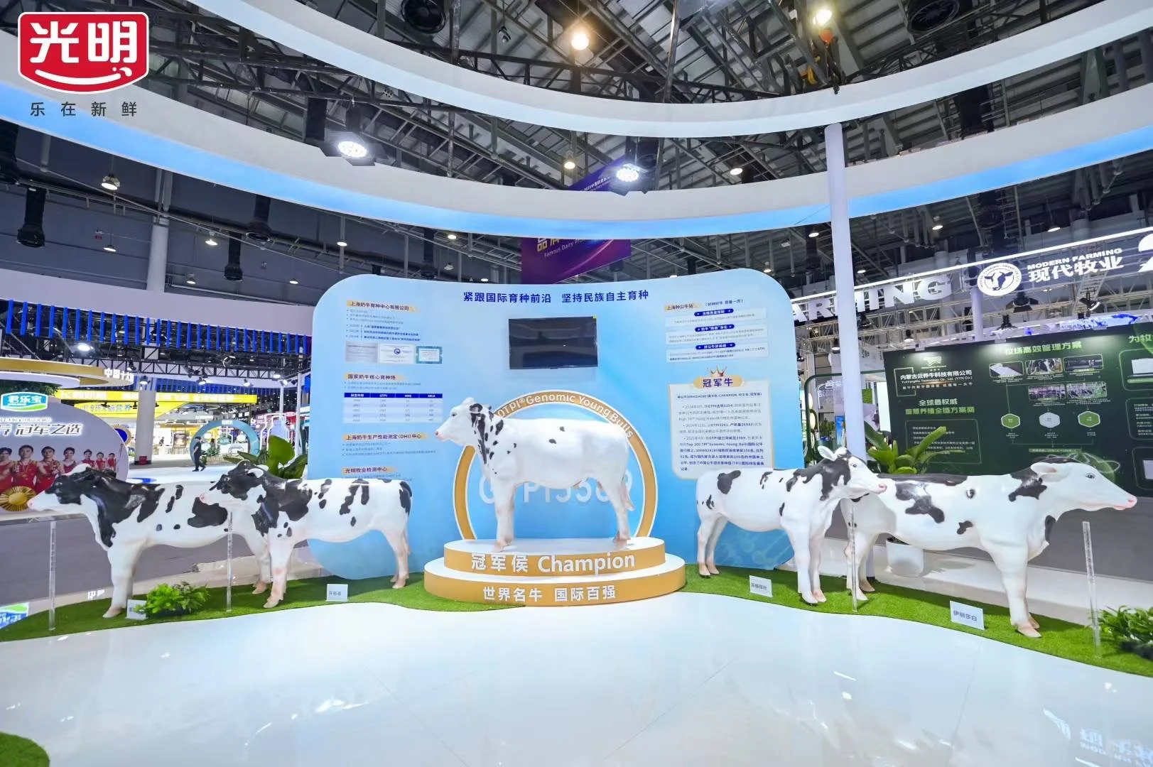 ?郑州南京青岛活动策划｜光明乳业展台