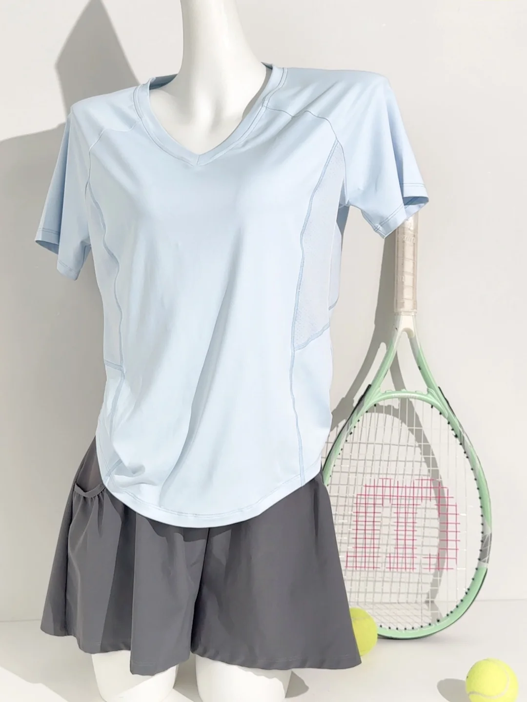 ?baby蓝运动套装｜温柔又显白?49清爽一夏！