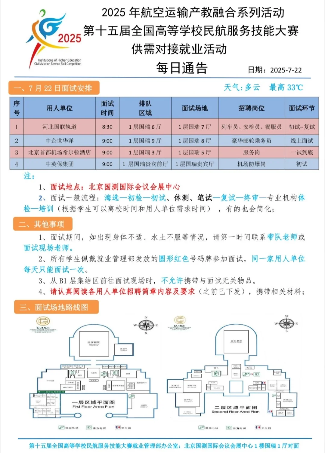 推介会今日面试通告