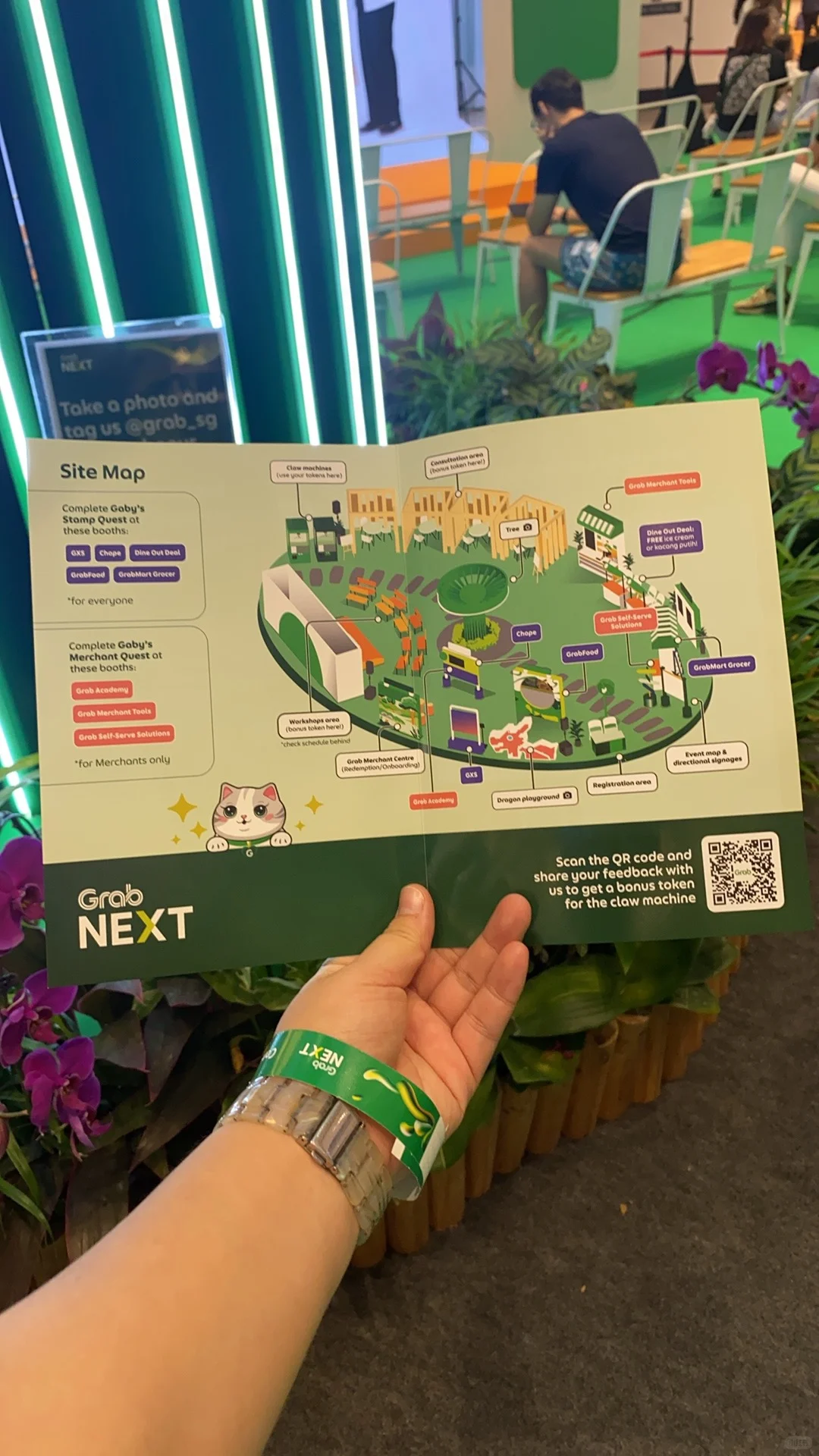 ??Grab展览会 免费吃?/玩游戏赢奖