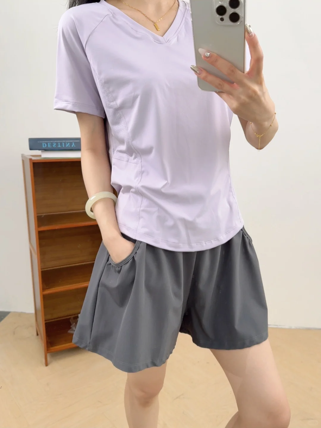 C位出道｜紫在我心巴上的短袖套装太绝?55