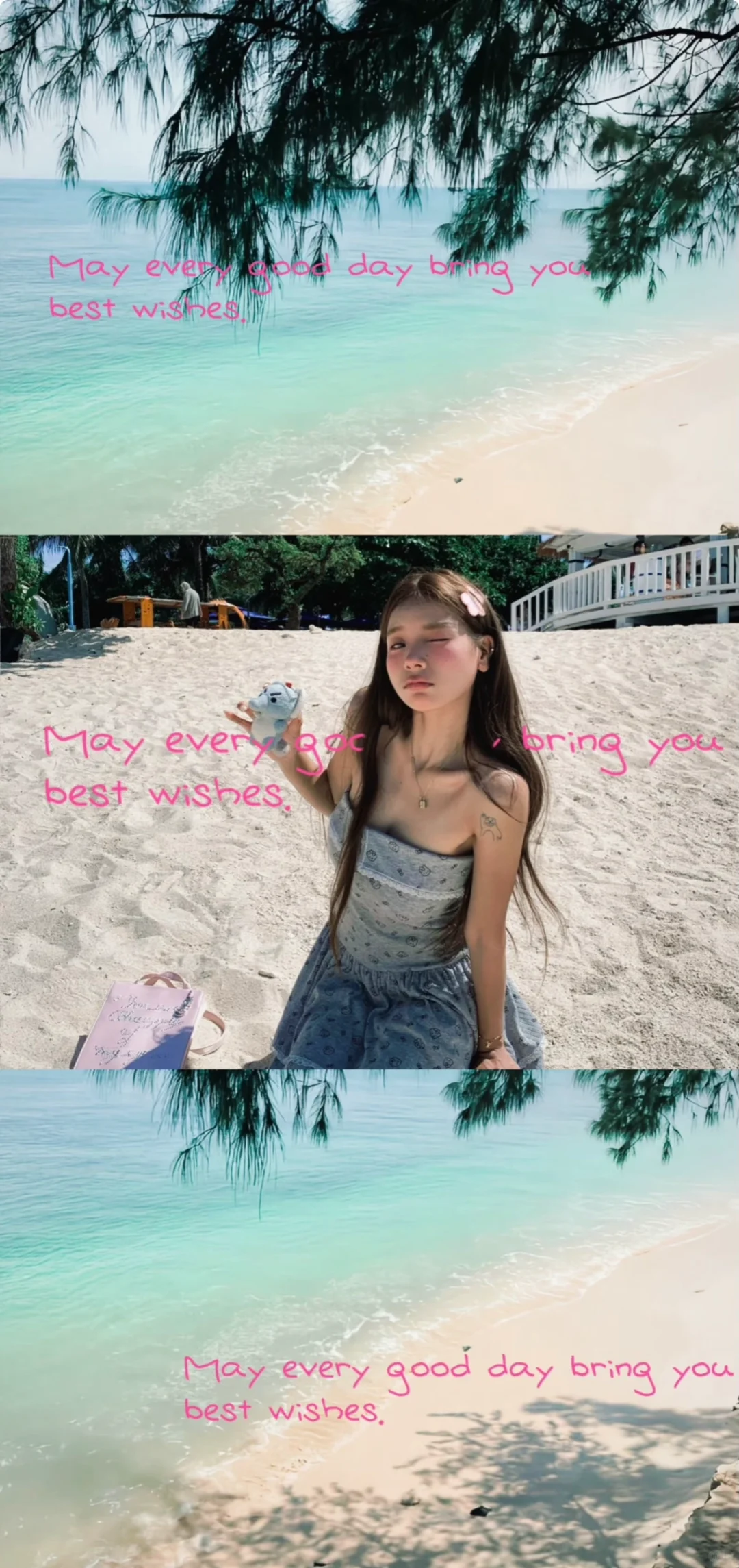 哎妈呀！海边这么拍泰泰泰美啦?