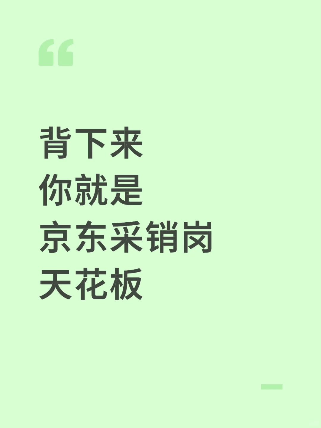 背下来你就是京东采销岗（电商运营）天花板