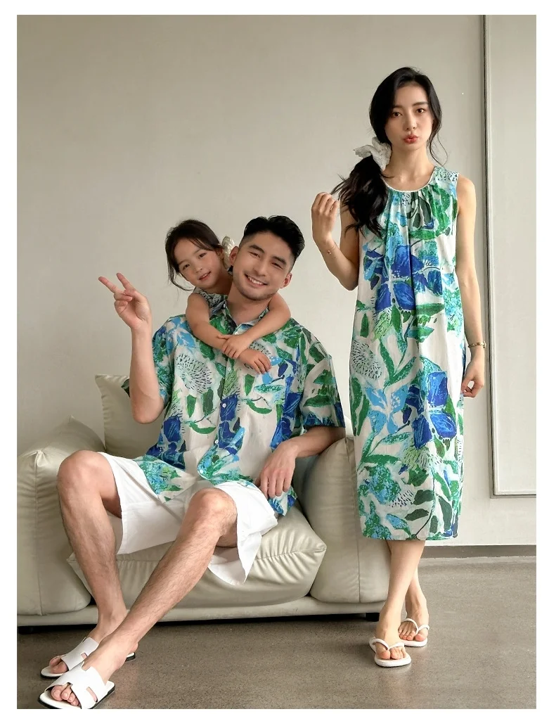 亲子OOTD｜一家三口的度假穿搭太好看了叭❗