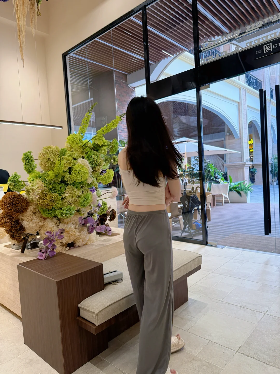 瑜伽服带来的松弛感?