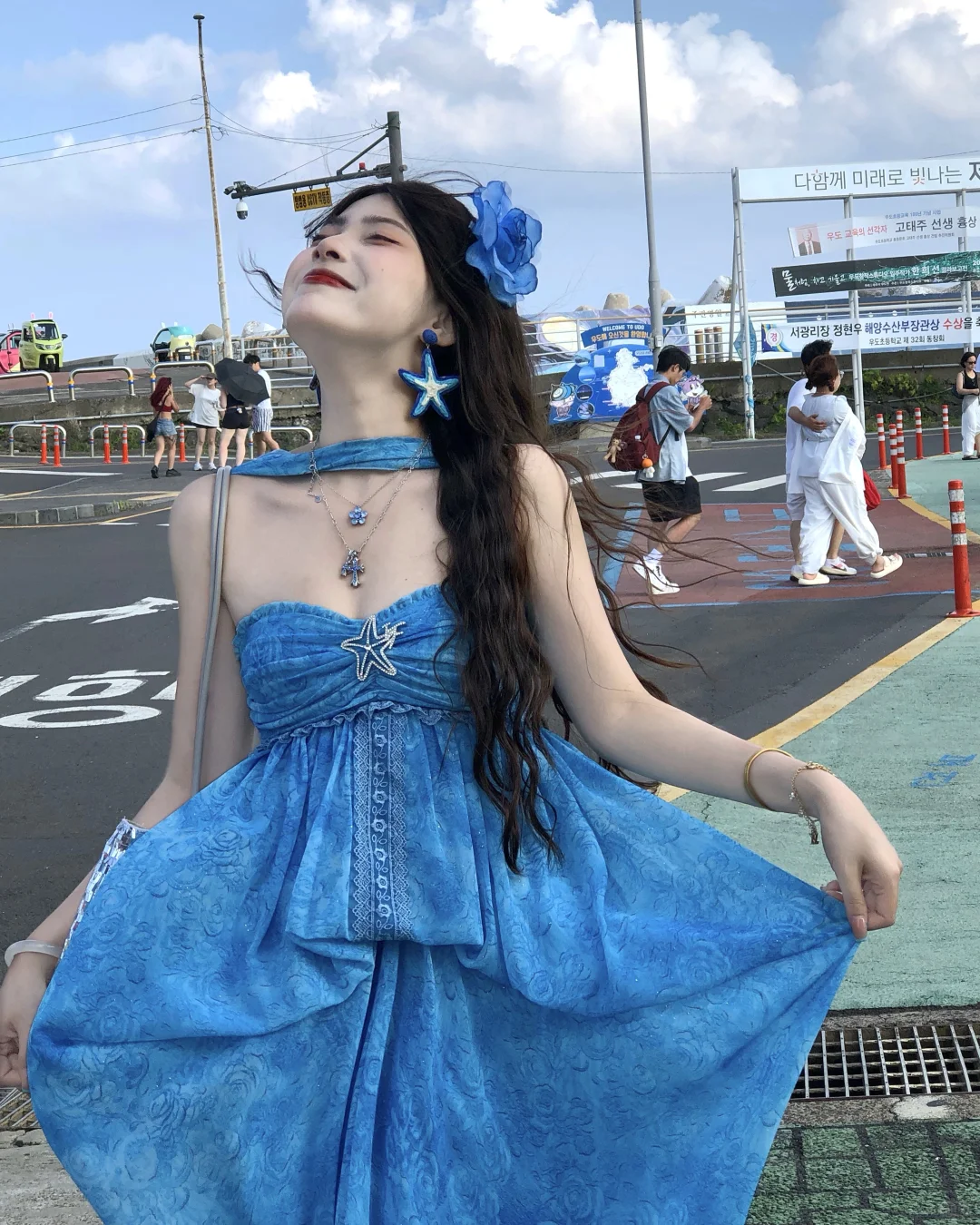 我天！！！被这个?露背裙美晕了！！泰漂亮辣