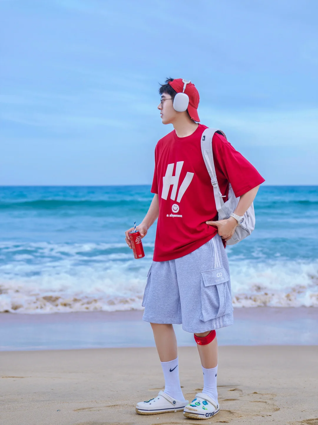 ❣️答应我！去海边一定要穿“红色”！❤️?