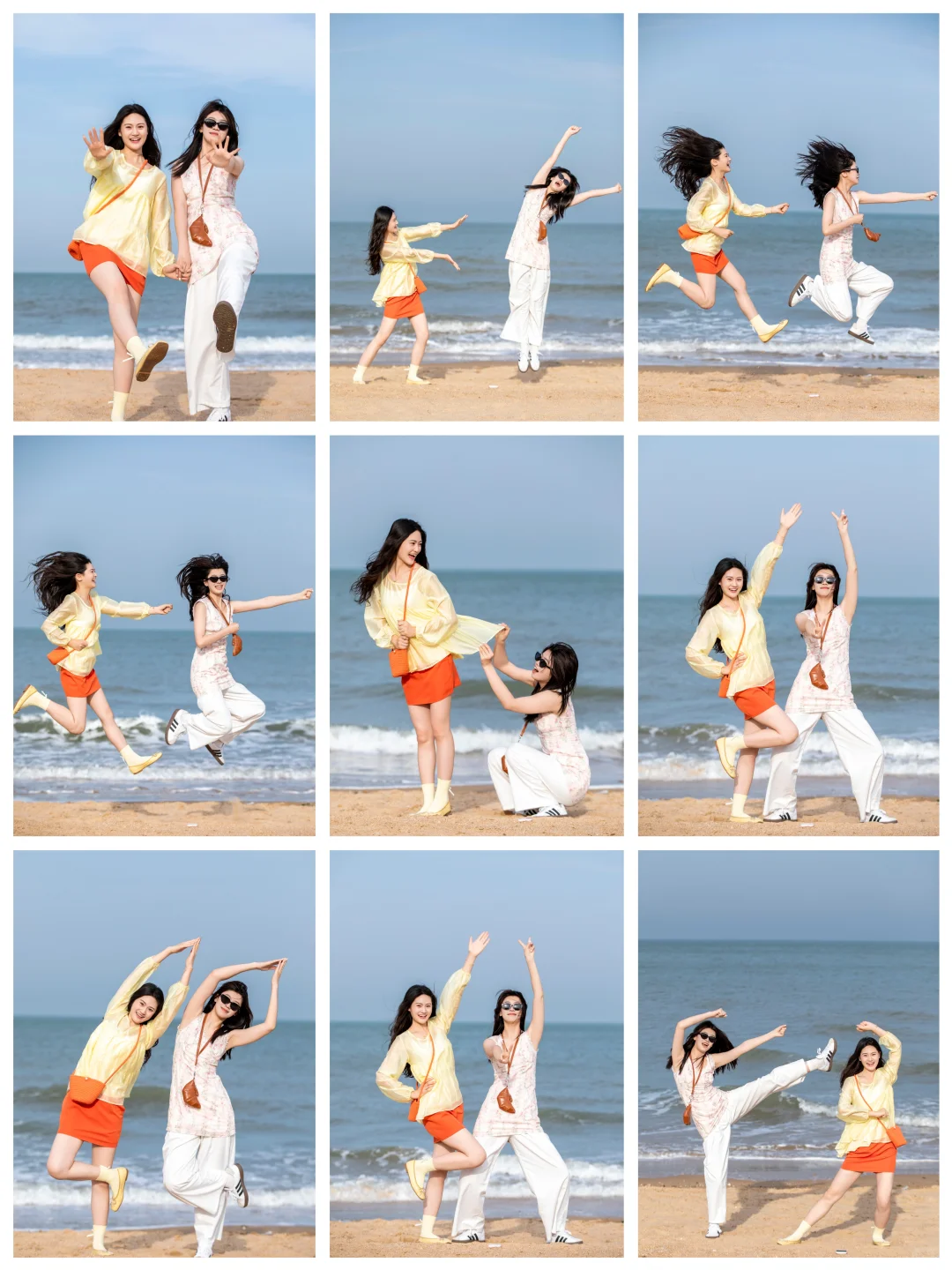 闺蜜海边氛围感创意拍照合集，快来收藏啦