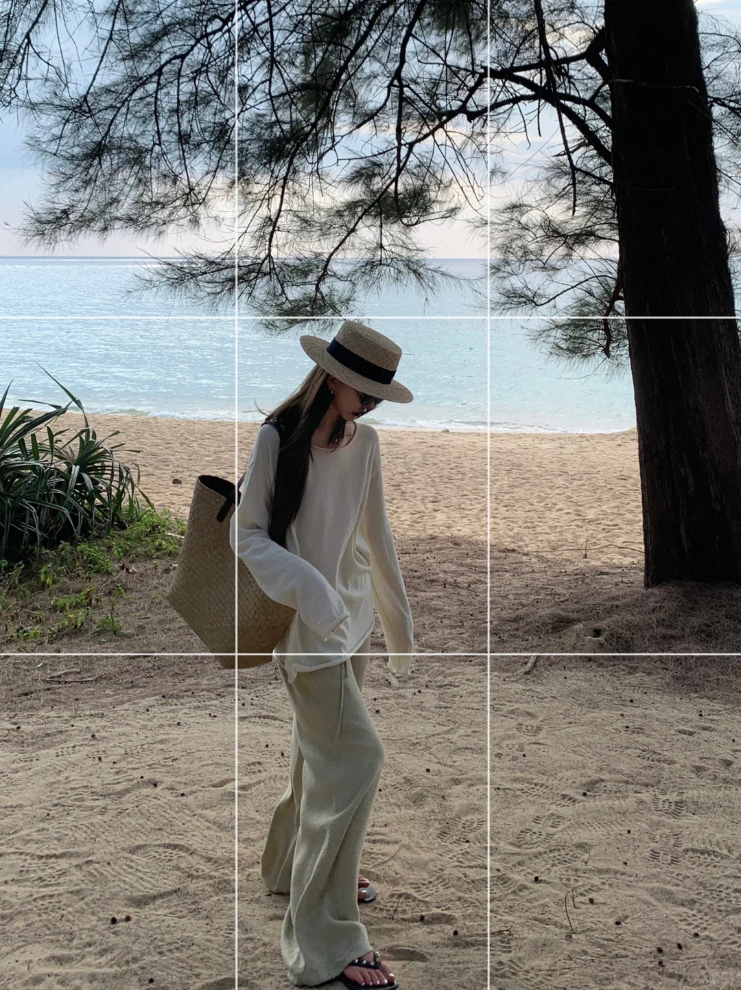 存一些海边生命力拍照姿势?旅游度假码住！