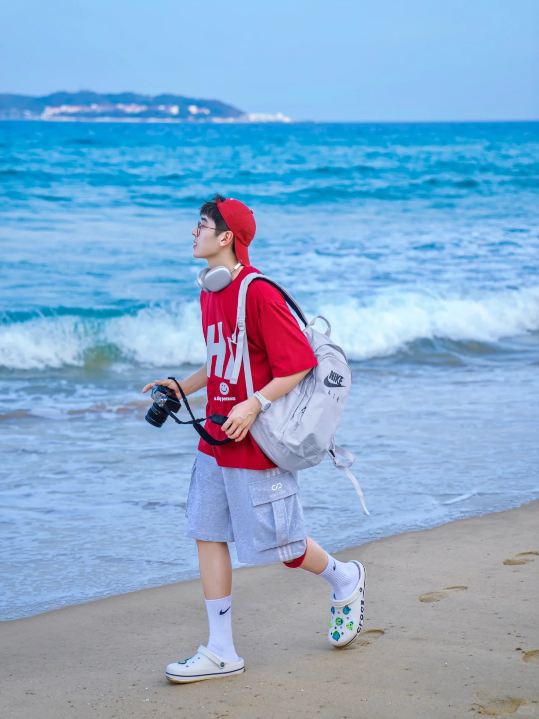 ❣️答应我！去海边一定要穿“红色”！❤️?