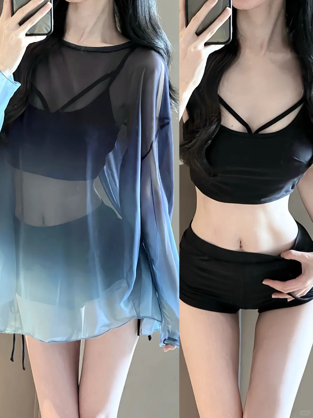 泳衣分享 | 超显身材的渐变梦幻蓝?泳衣