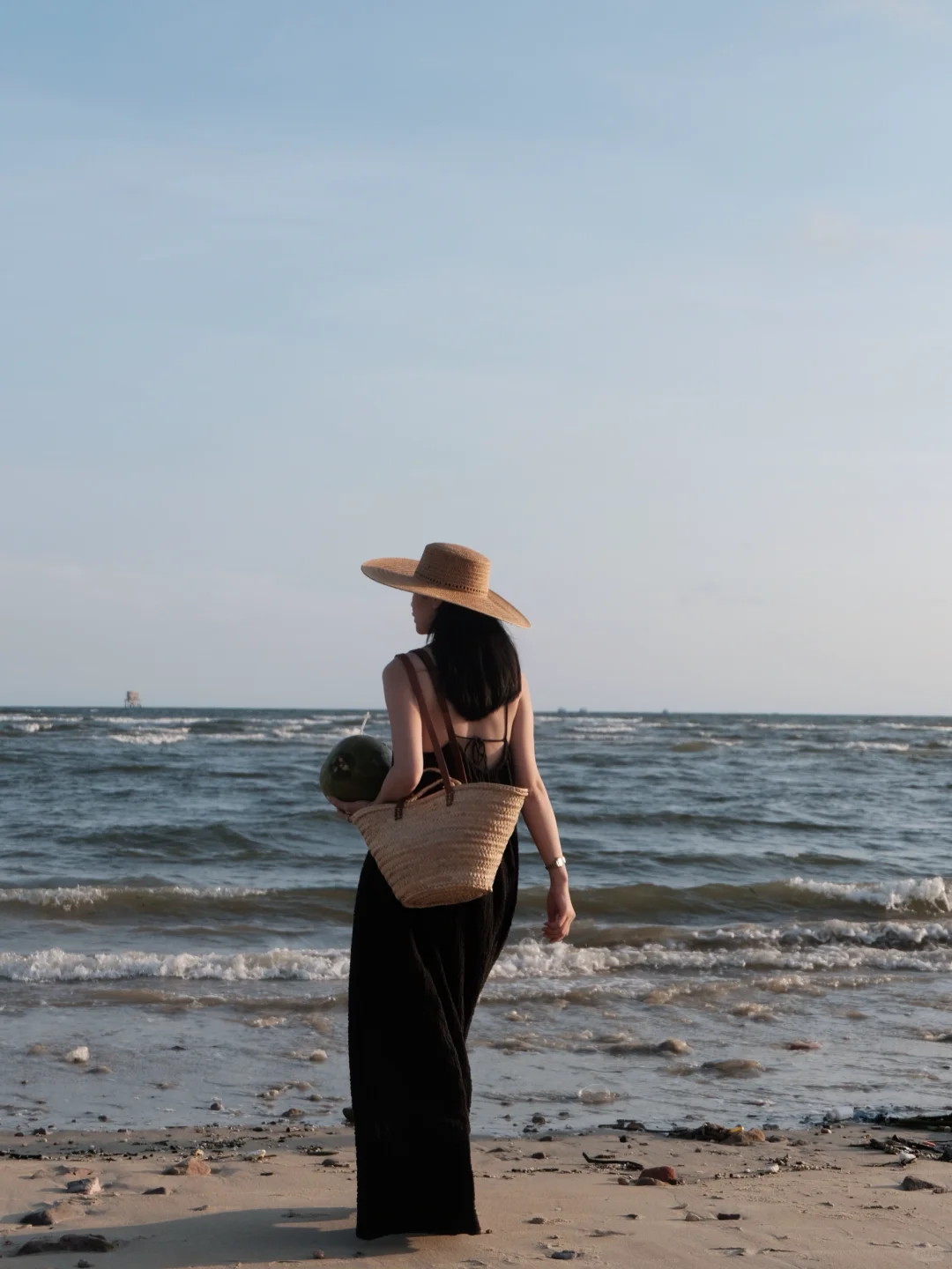 海边日記?? ? ? ⭒谁懂这种草帽的氛围感