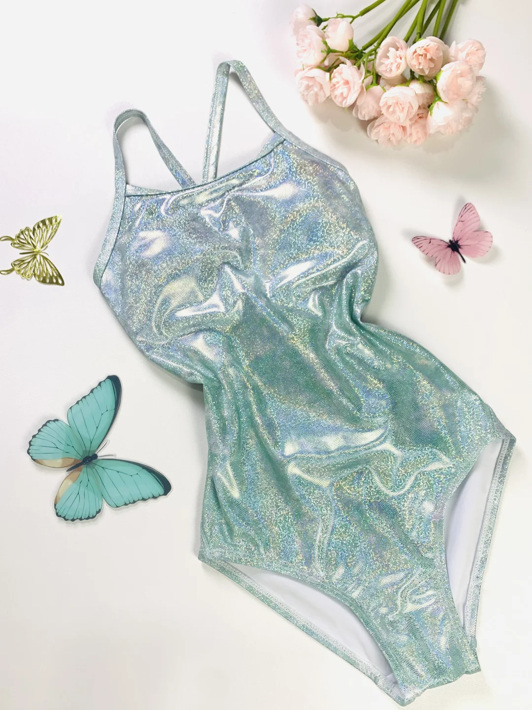 渐变琉璃青｜2025新款泳衣拿捏泳池C位?