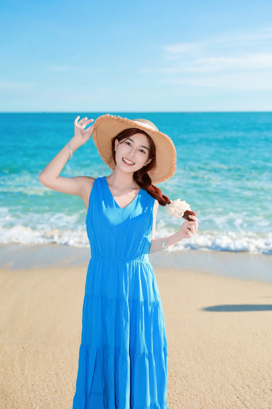 海边拍照姿势艾特你闺蜜来学