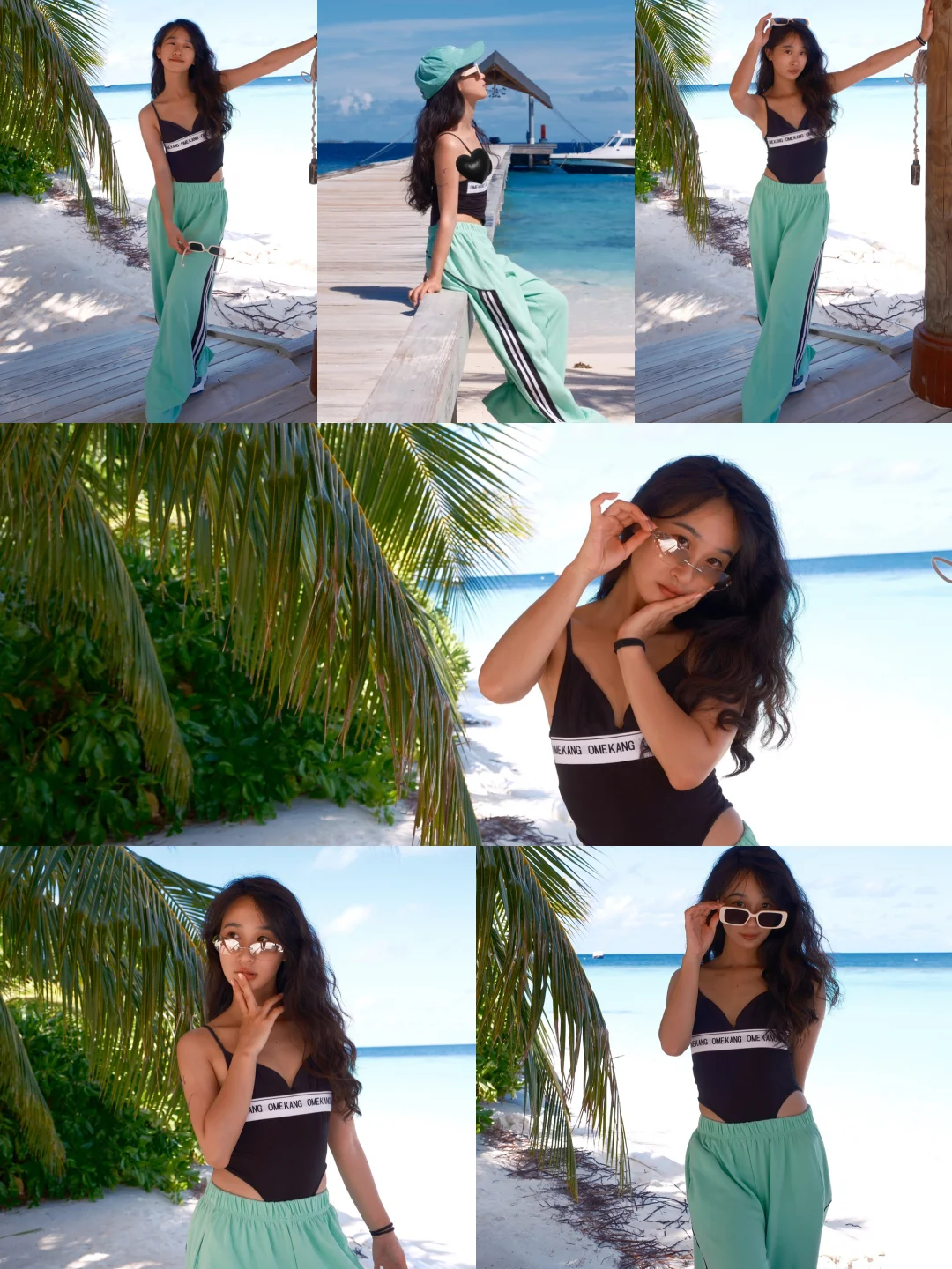 带了30套衣服去马代