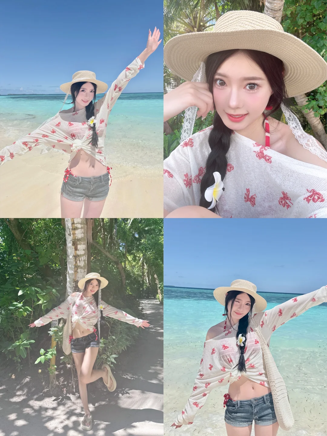 马尔代夫4天13套穿搭?️附选岛攻略???