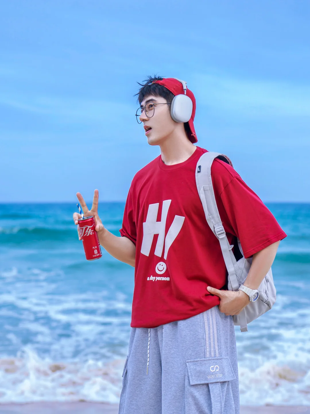 ❣️答应我！去海边一定要穿“红色”！❤️?