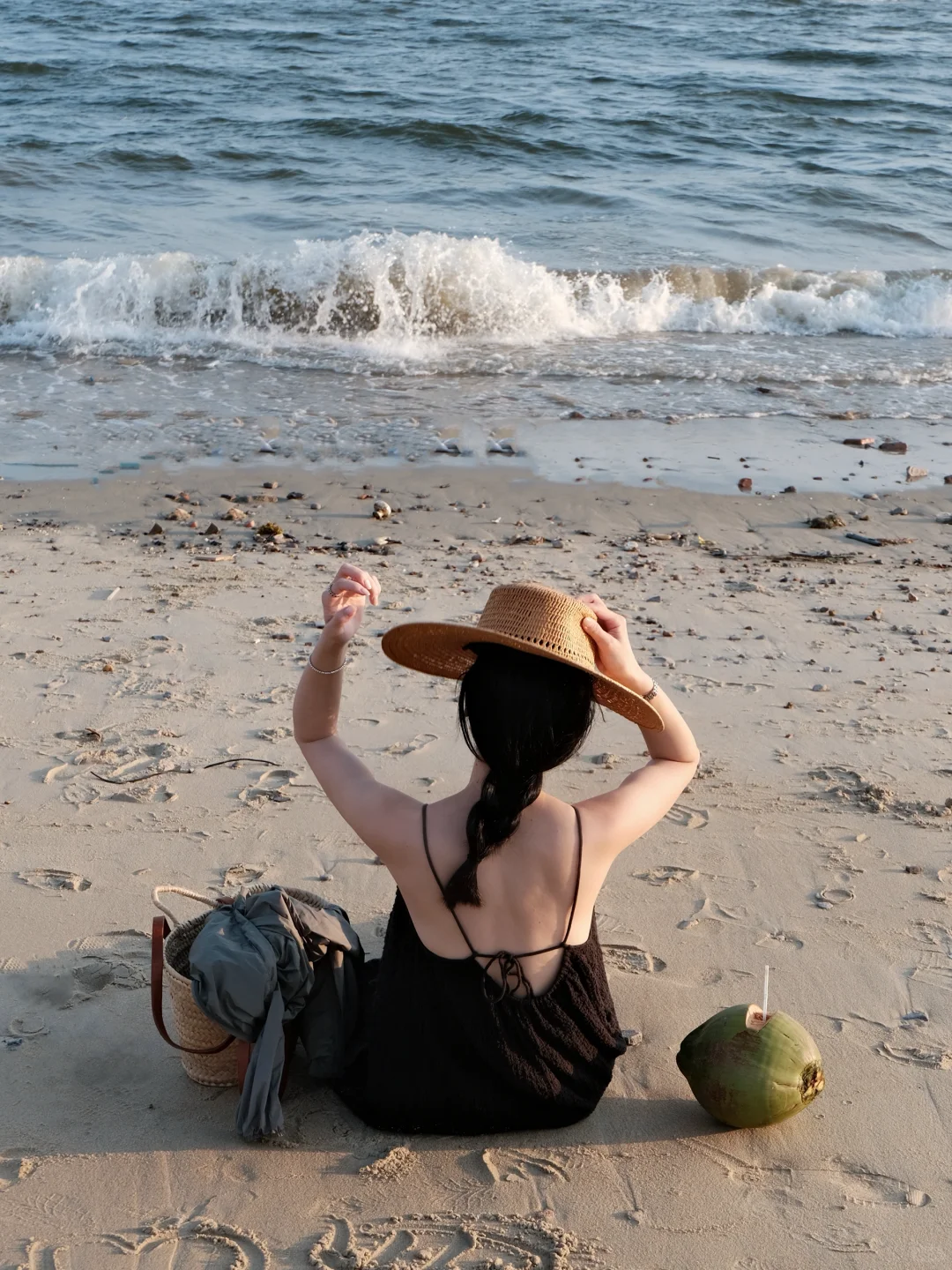 海边日記?? ? ? ⭒谁懂这种草帽的氛围感