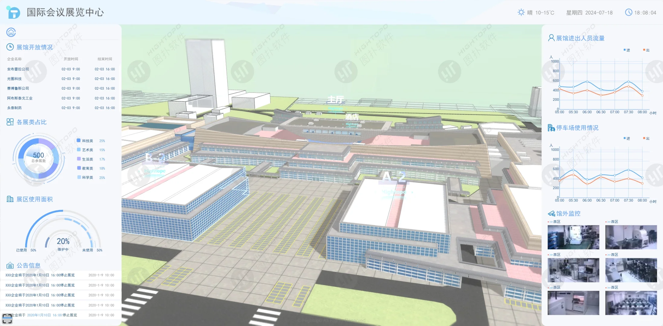 会展中心可视化：“看得见” 的智慧展馆