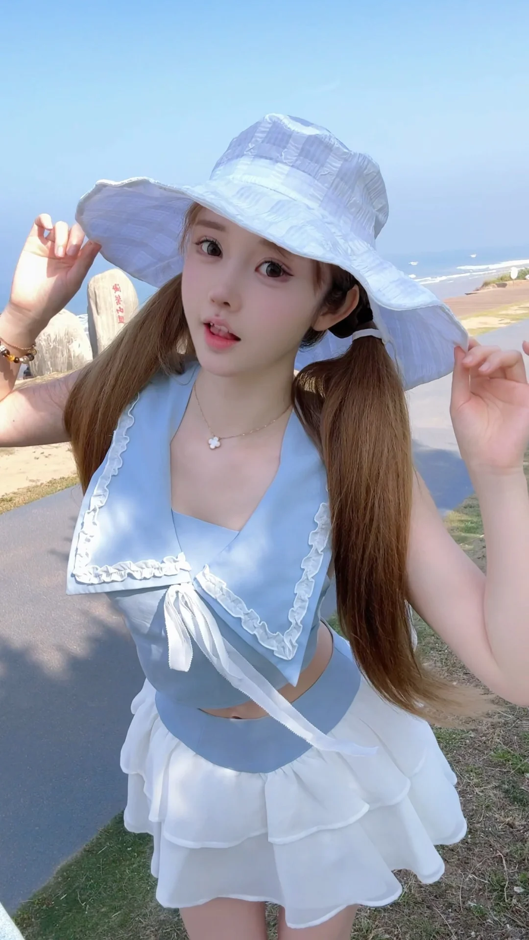 去海边玩啦?海边ootd