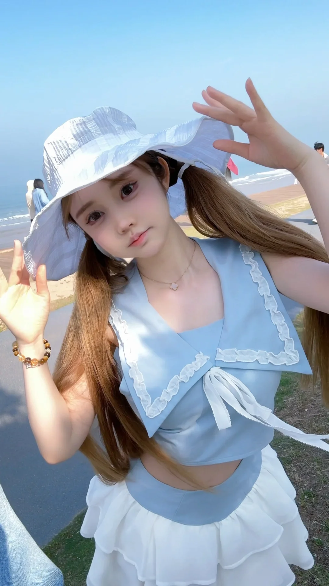 去海边玩啦?海边ootd