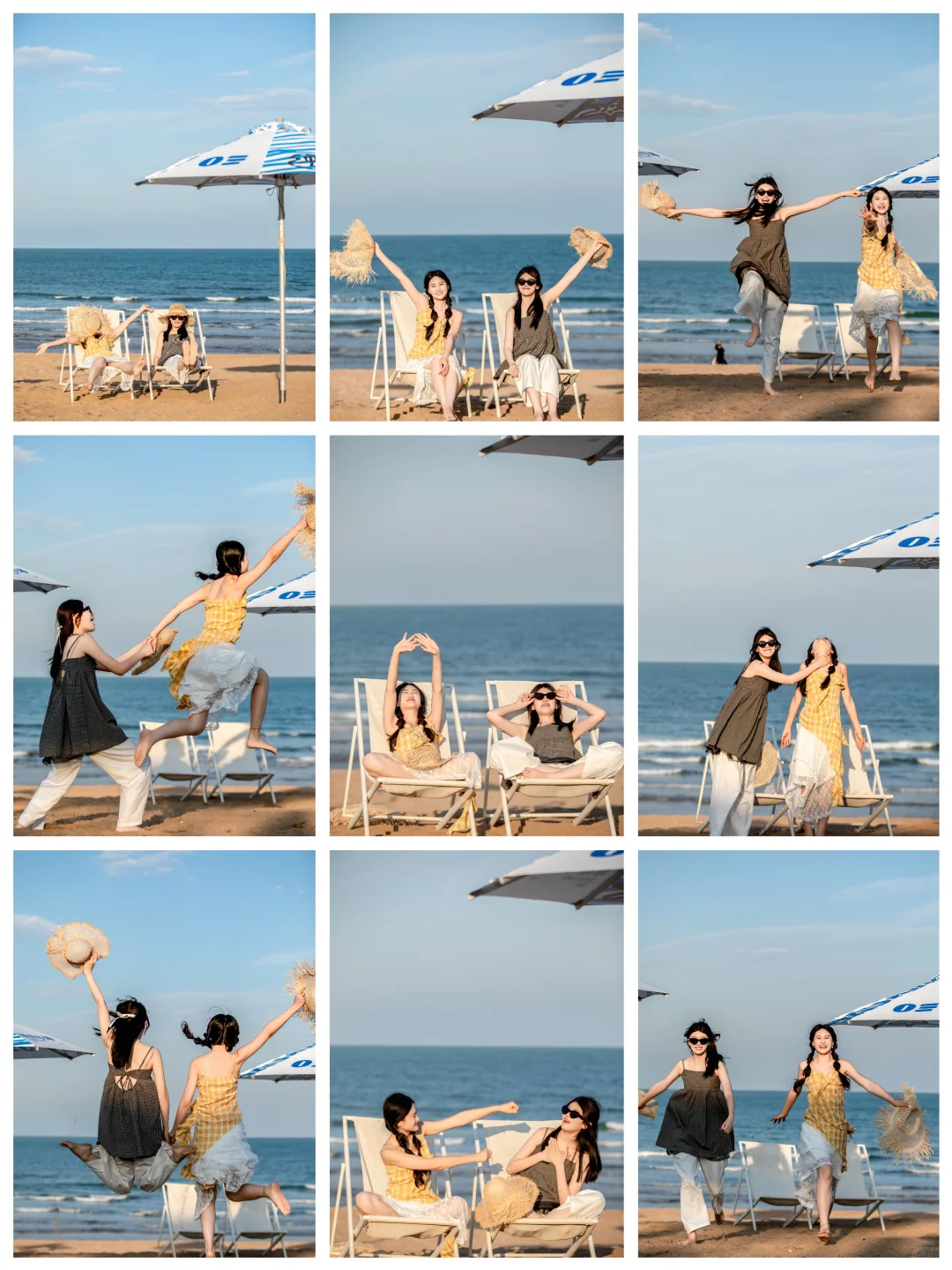 闺蜜海边氛围感创意拍照合集，快来收藏啦
