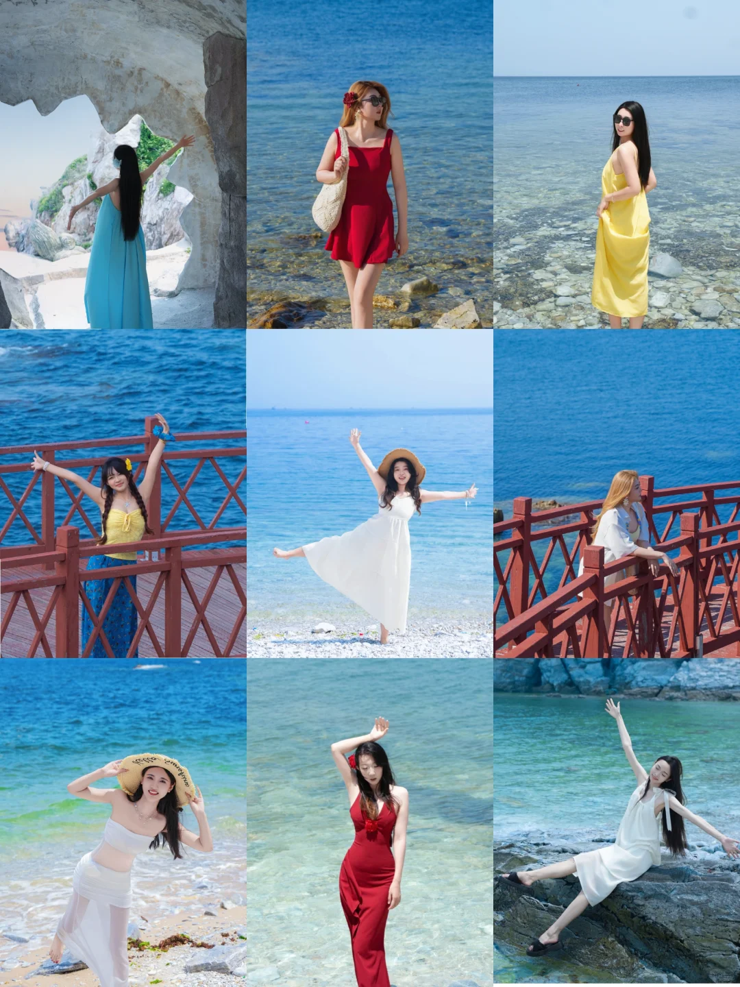 养马岛果冻海裙子出片穿搭攻略?