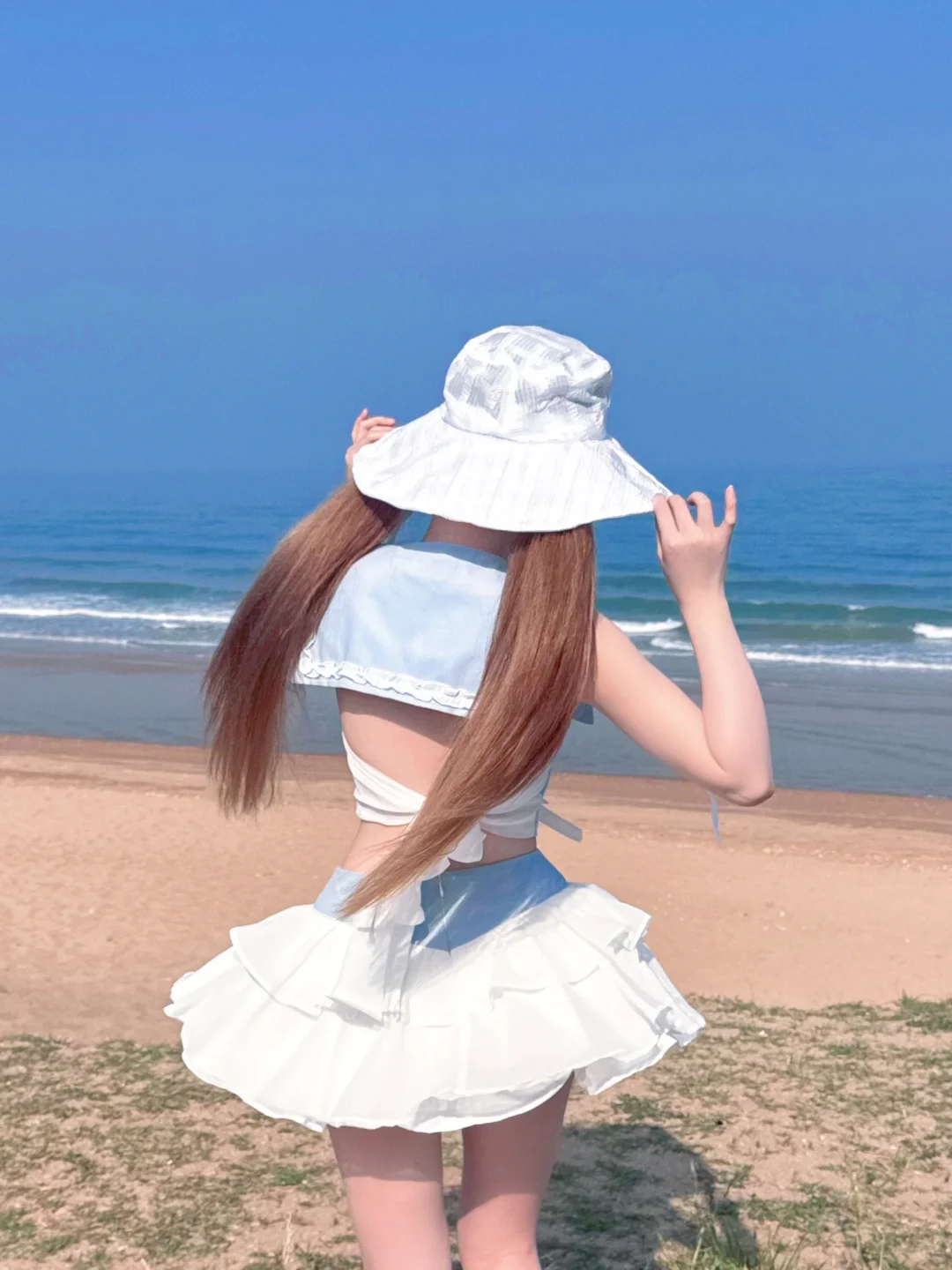 去海边玩啦?海边ootd
