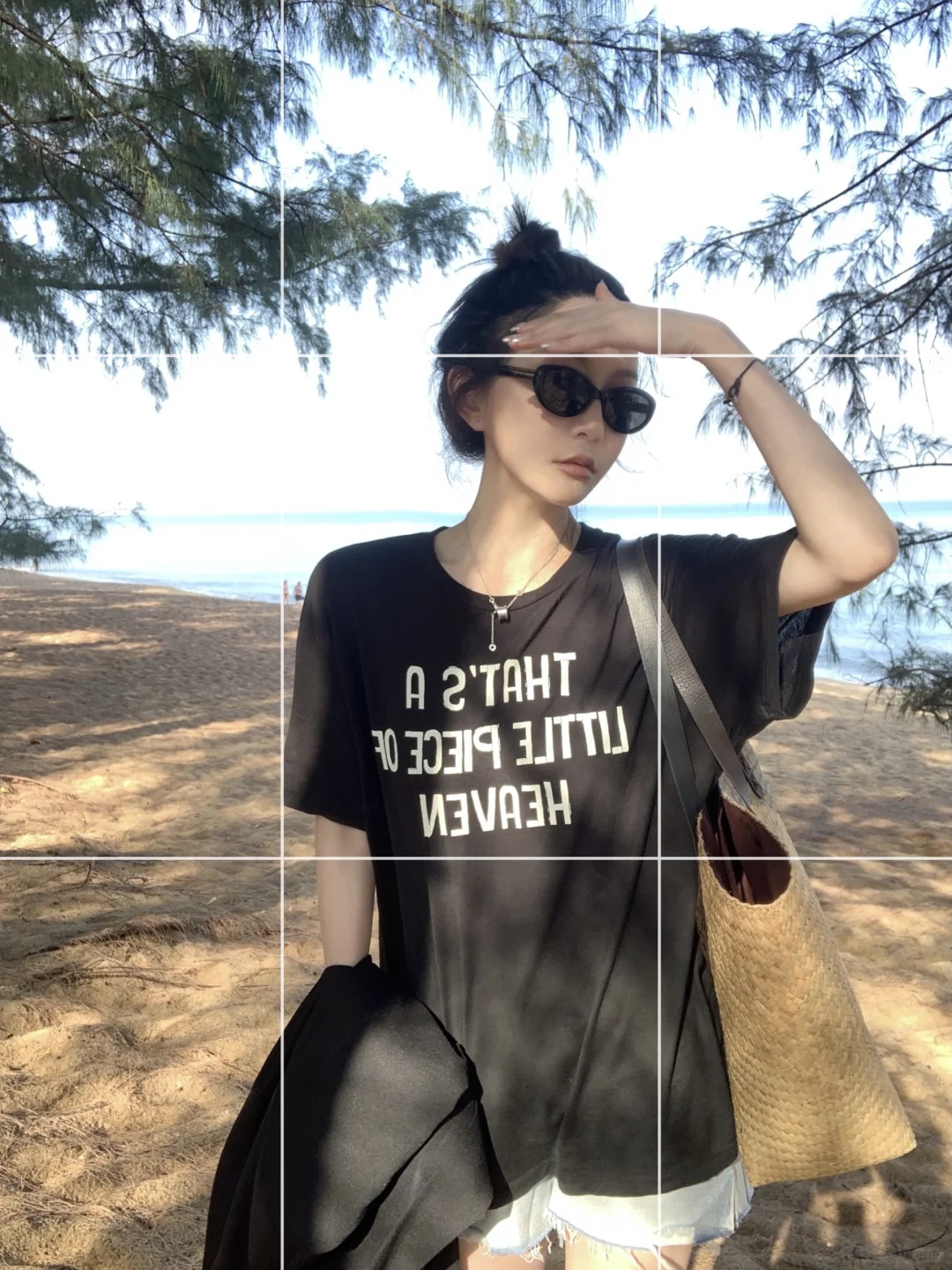 存一些海边生命力拍照姿势?旅游度假码住！