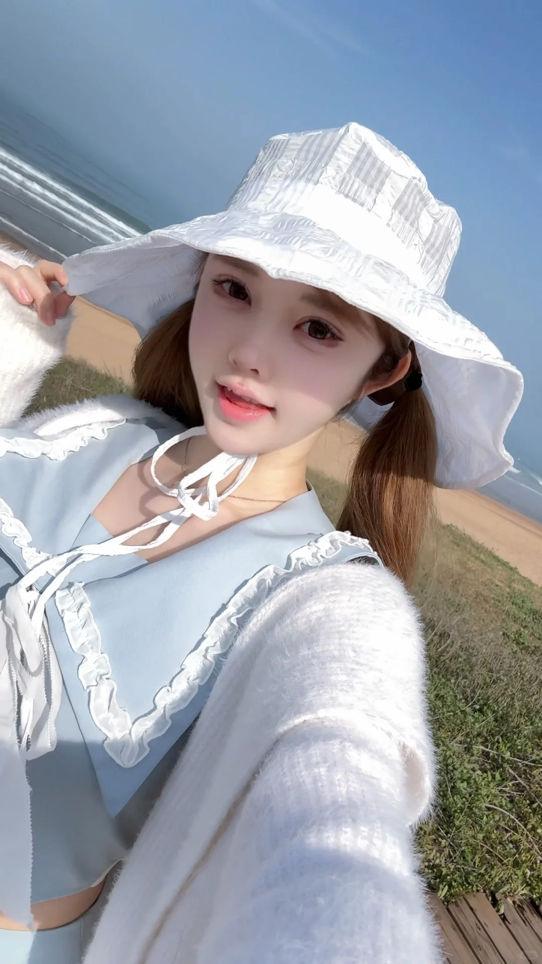 去海边玩啦?海边ootd