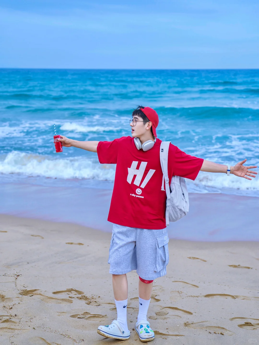 ❣️答应我！去海边一定要穿“红色”！❤️?