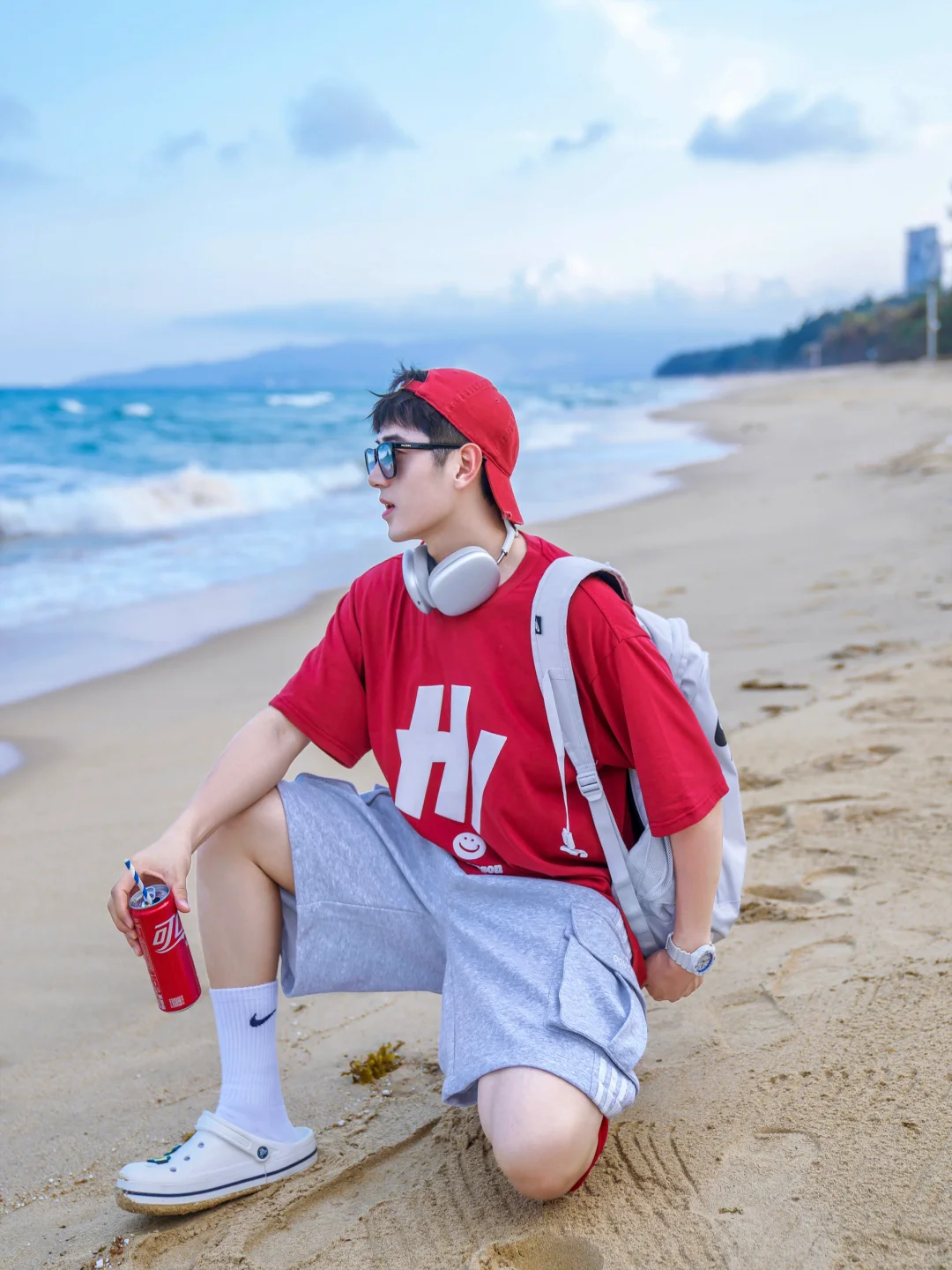 ❣️答应我！去海边一定要穿“红色”！❤️?