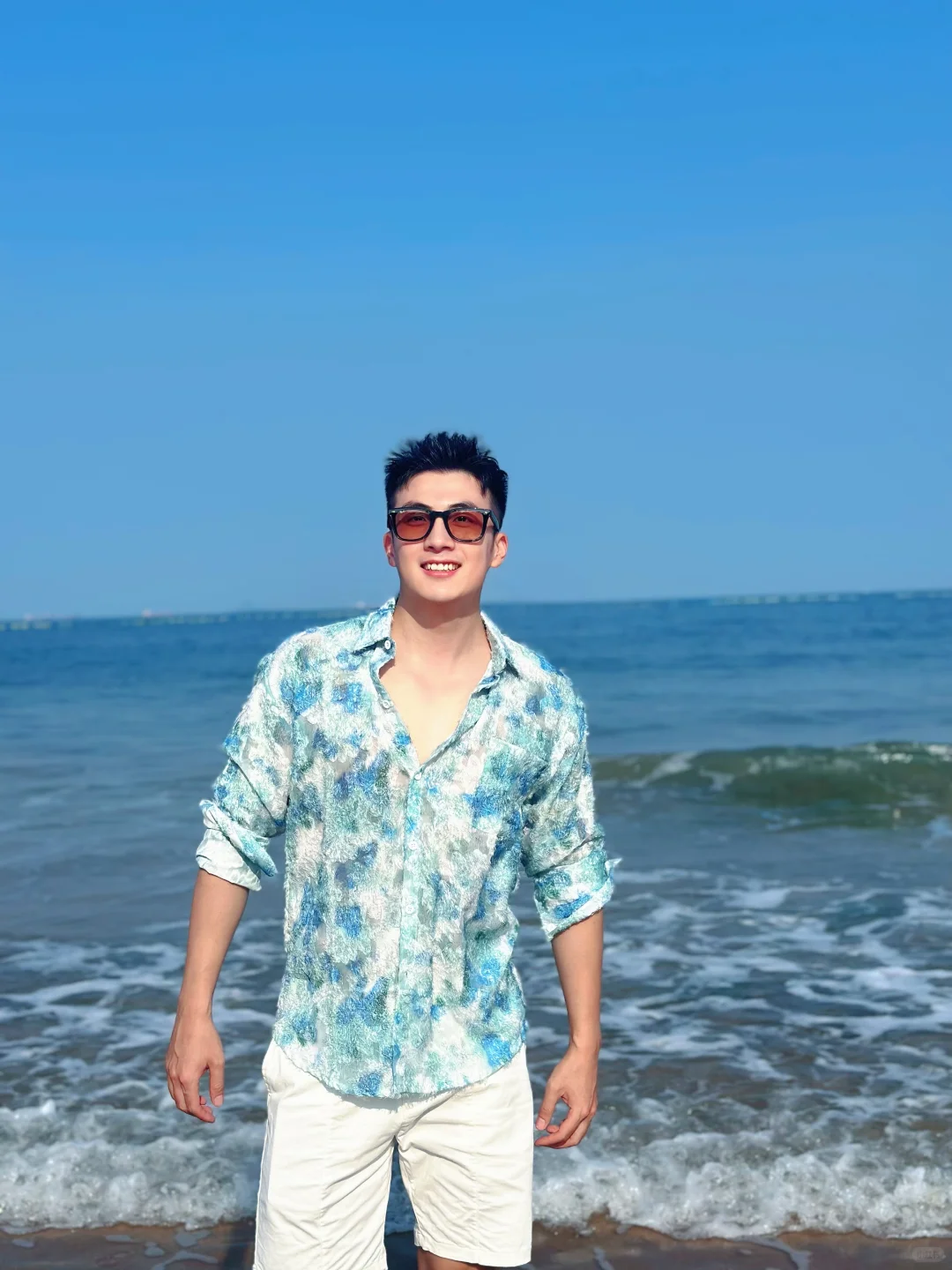 夏日海盐味?男生已晒出，特别有味?