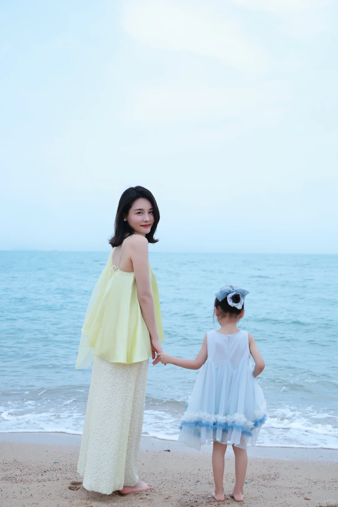 湄洲岛约拍｜海边亲子拍照姿势