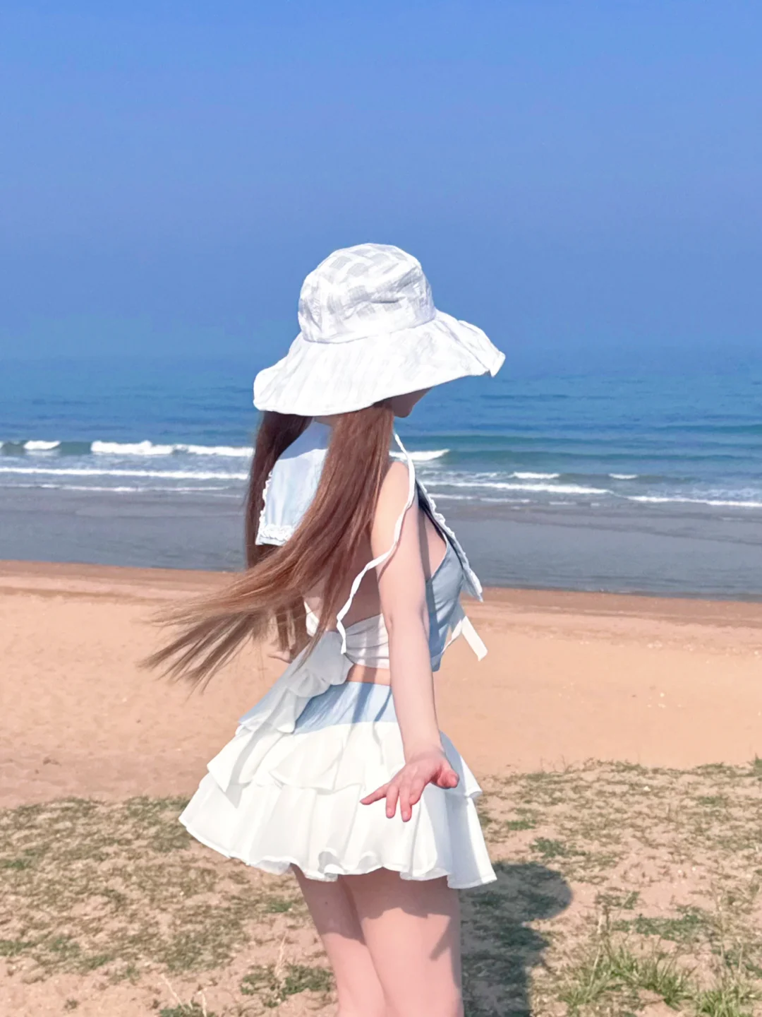去海边玩啦?海边ootd