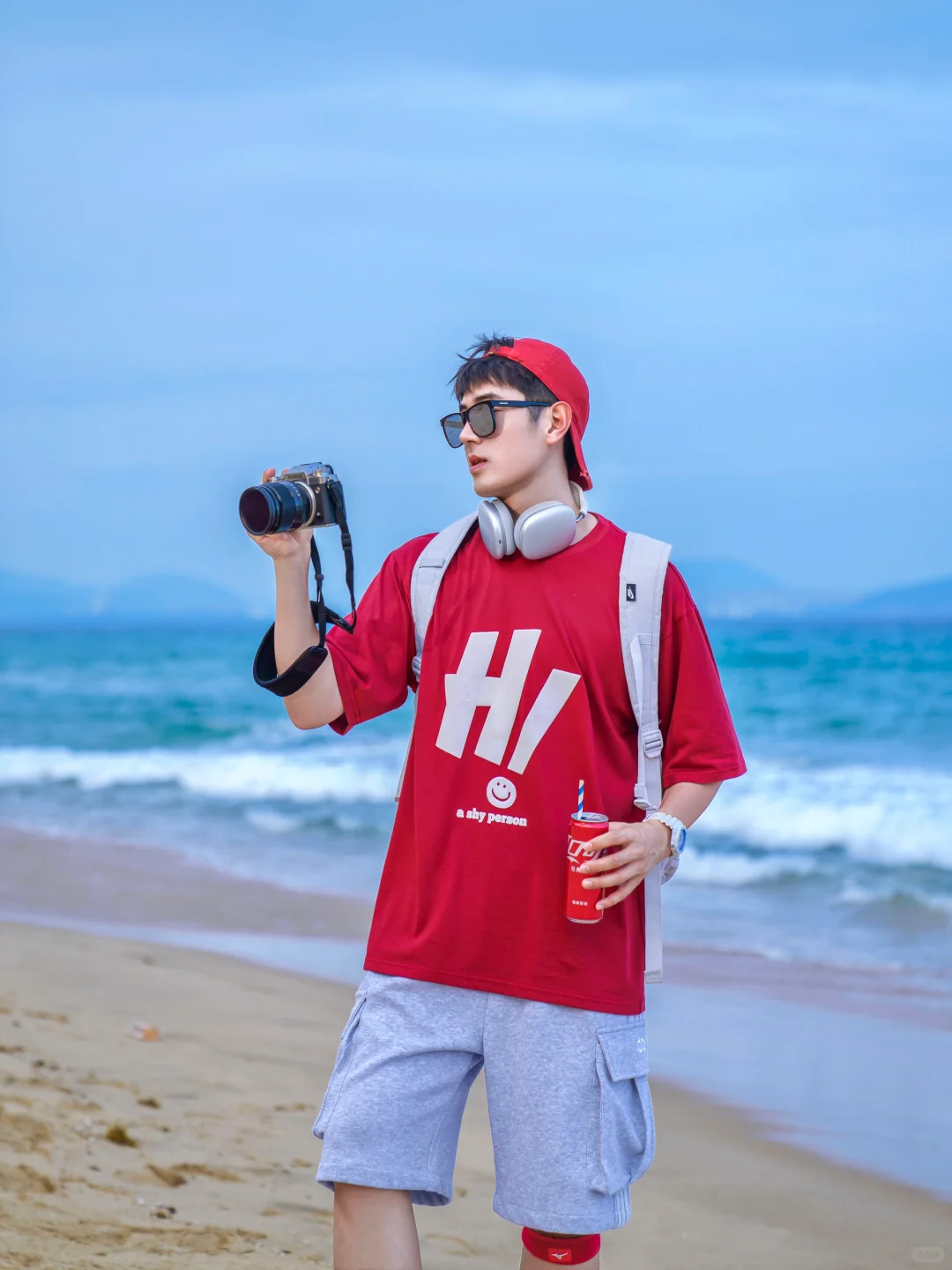 ❣️答应我！去海边一定要穿“红色”！❤️?