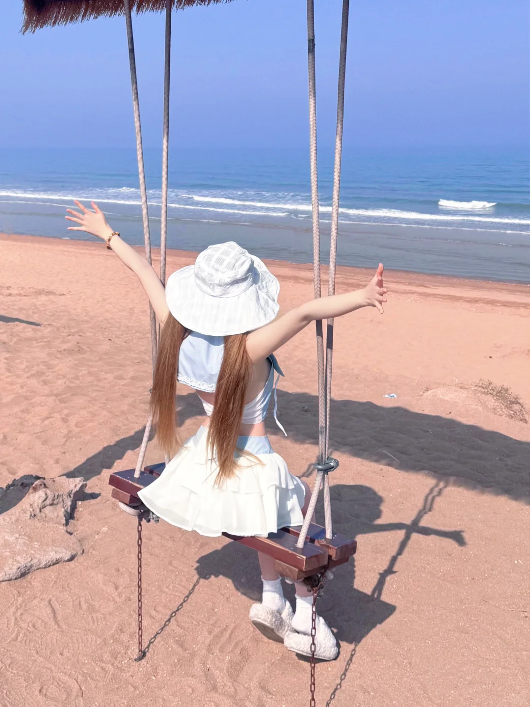 去海边玩啦?海边ootd