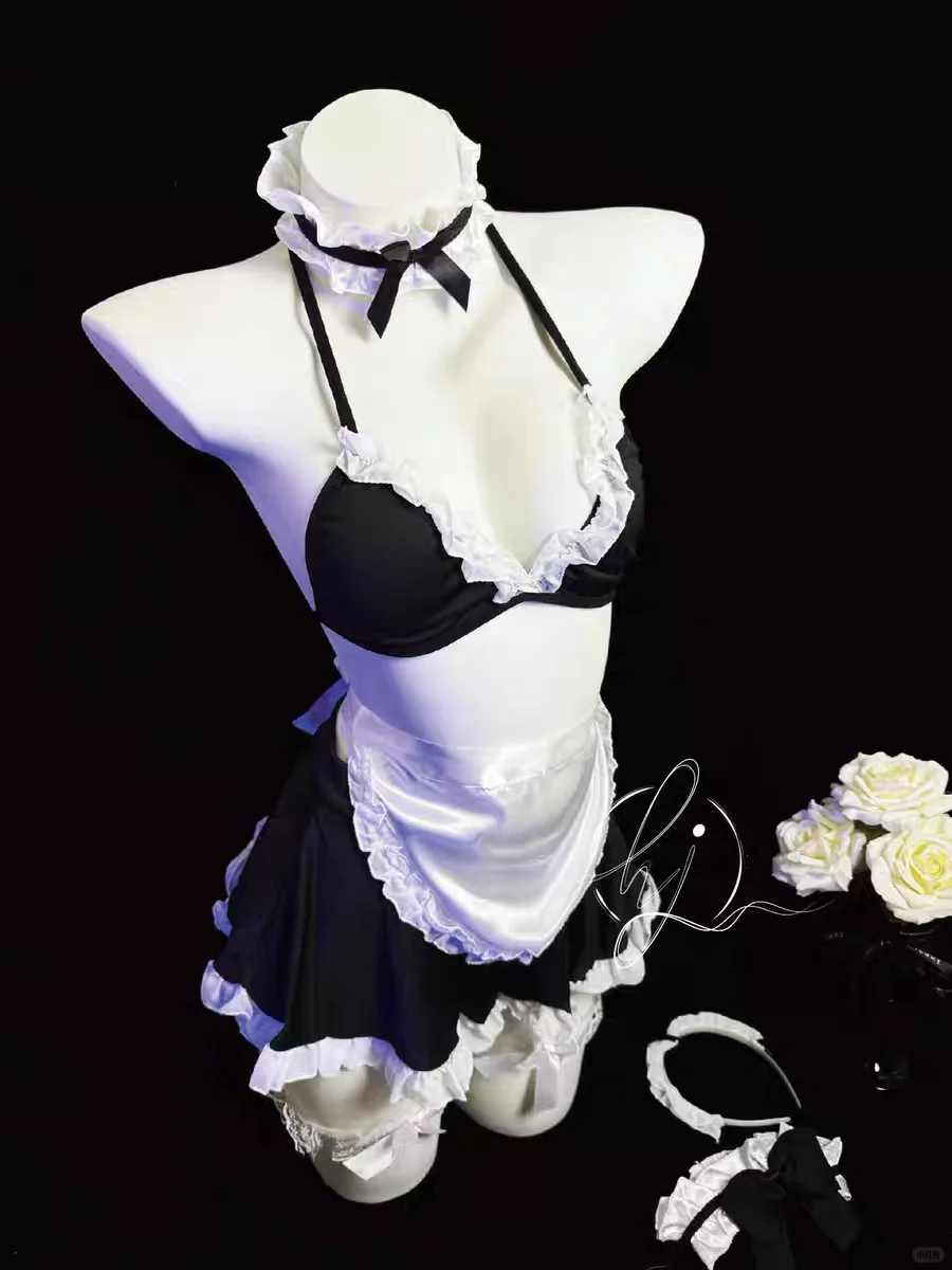 小个子也能穿的超显瘦的女仆风睡衣?