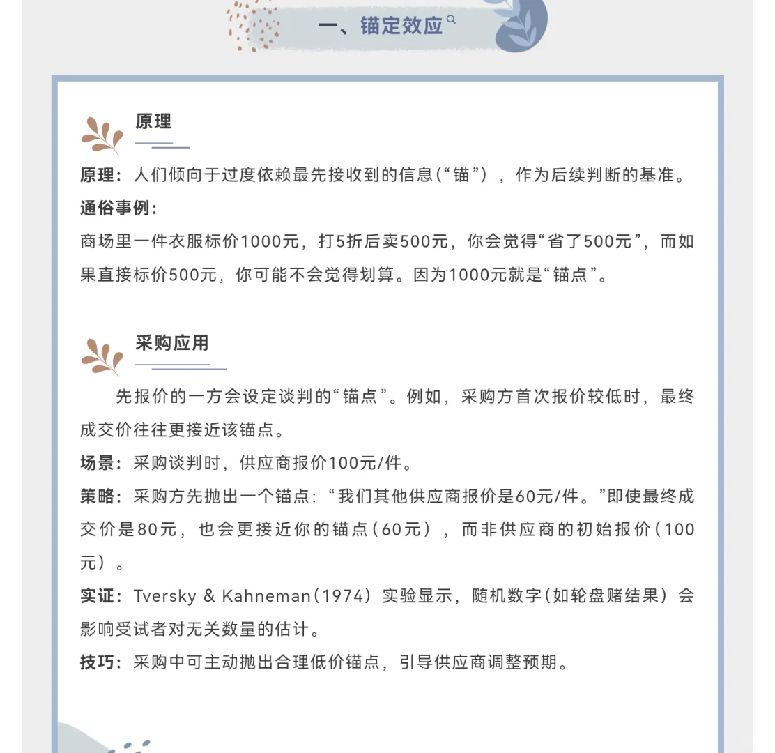 采购谈判10个心理战术，第一个就是王炸！