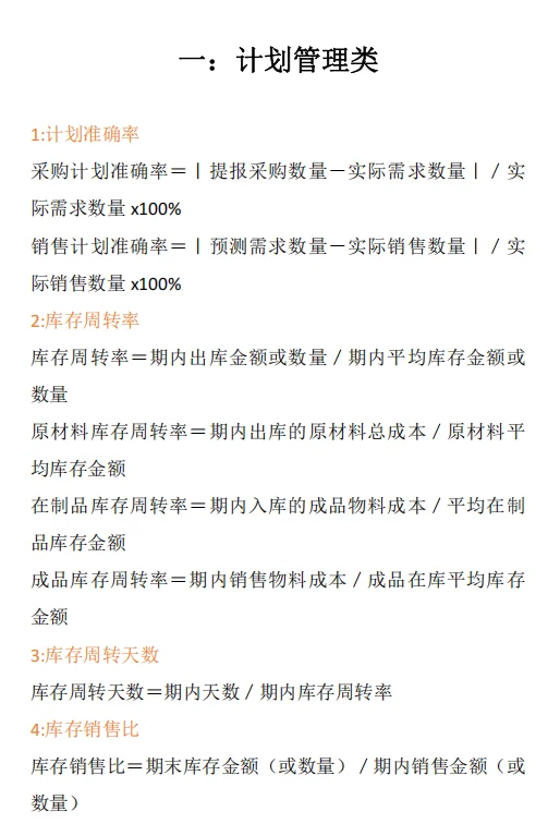 采购再忙也必须要精通的公式