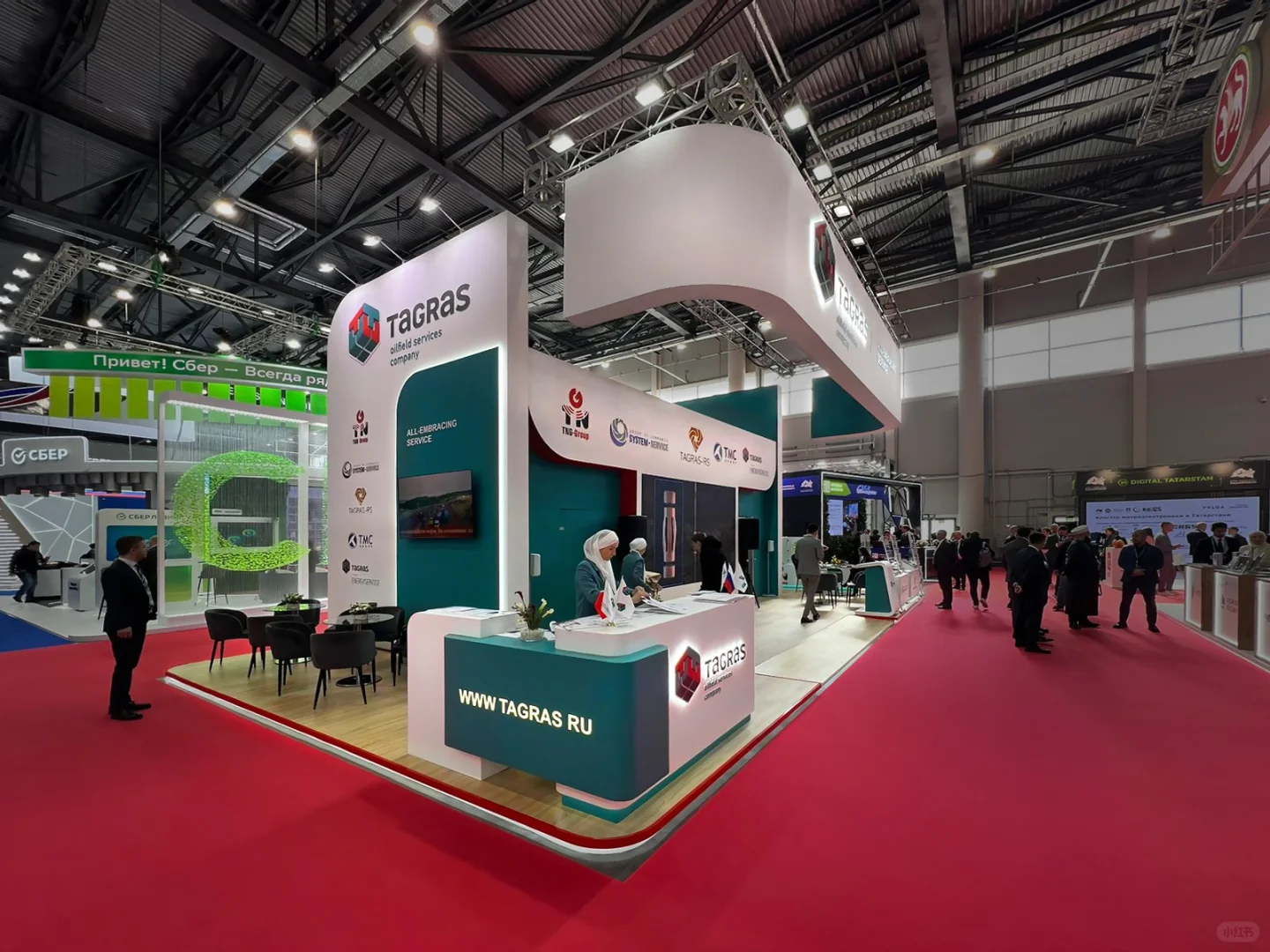 俄罗斯展示设计搭建丨工业展展会案例分享