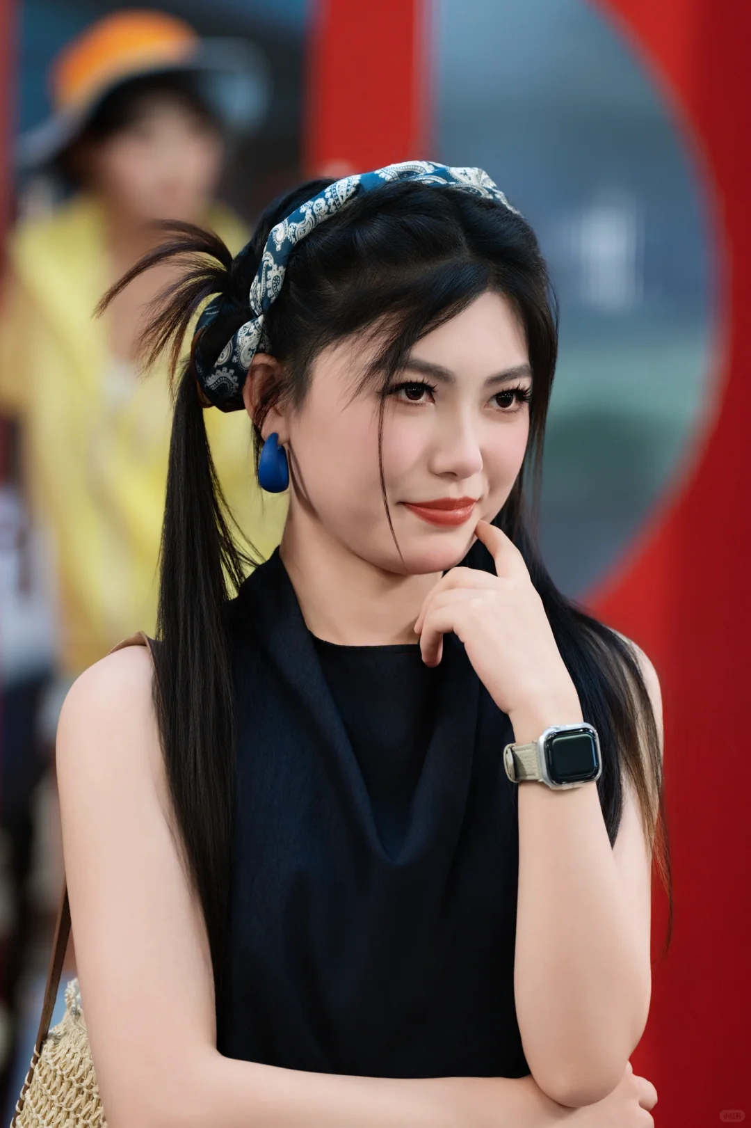 上海视觉影像产业展，?到古灵精怪的小姐姐