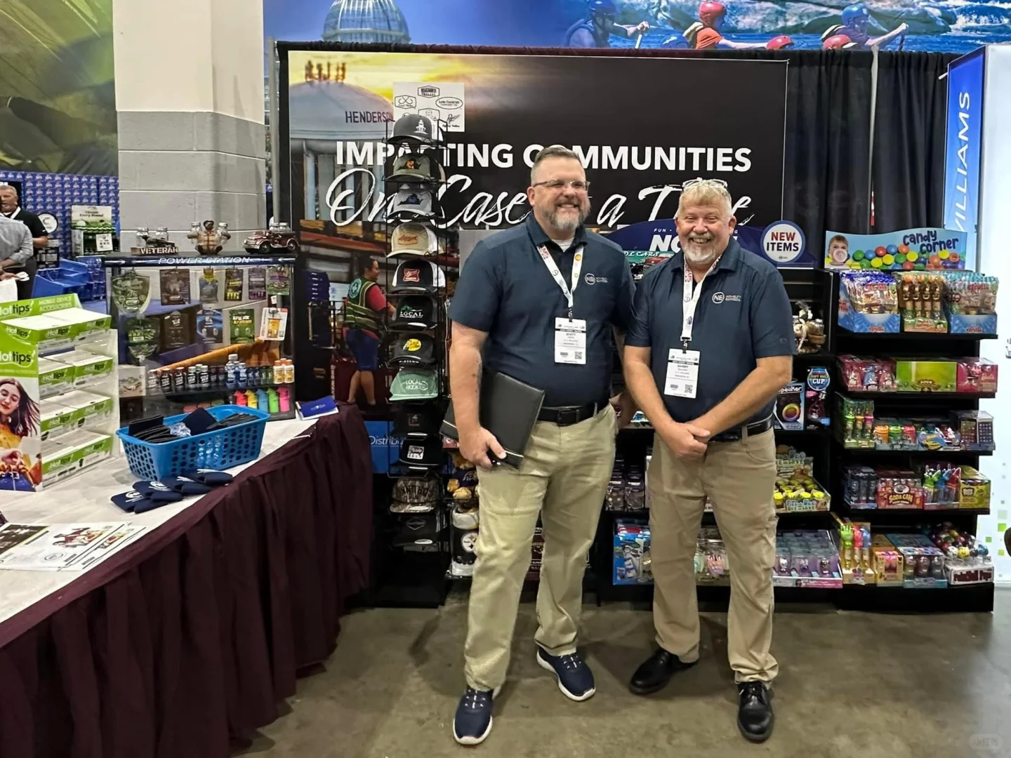 参加美国便利店展销会