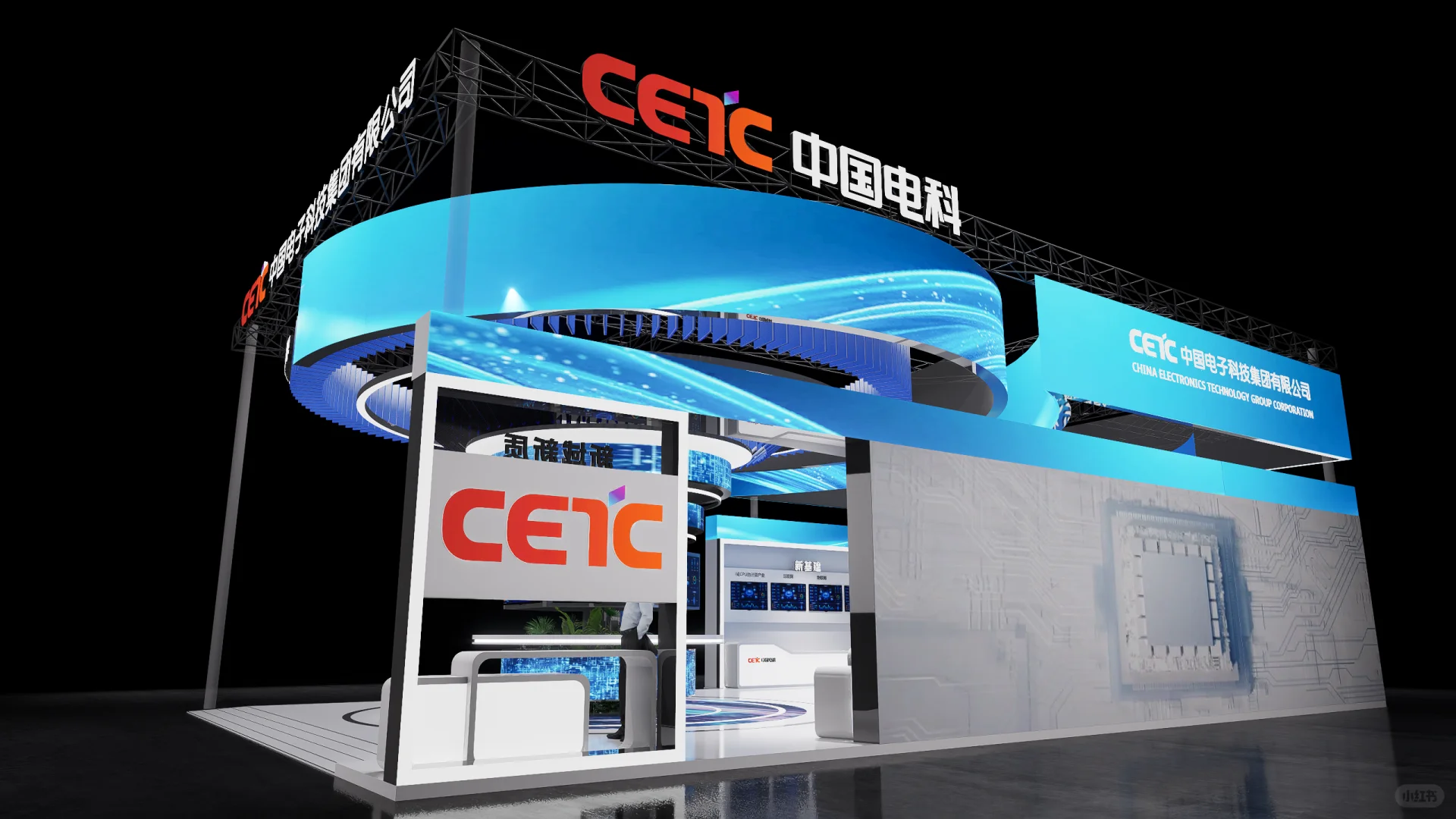 被问爆了！中国电科展台，科幻片现场直击！