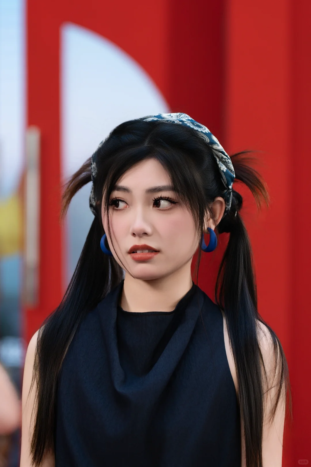 上海视觉影像产业展，?到古灵精怪的小姐姐