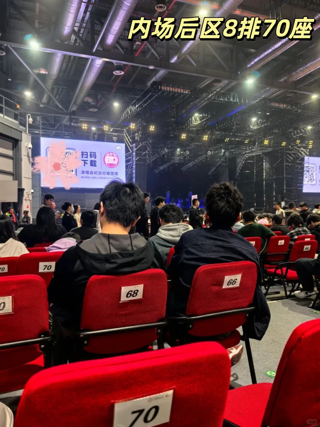 上海国家会展中心虹馆希林娜依高演唱会视角