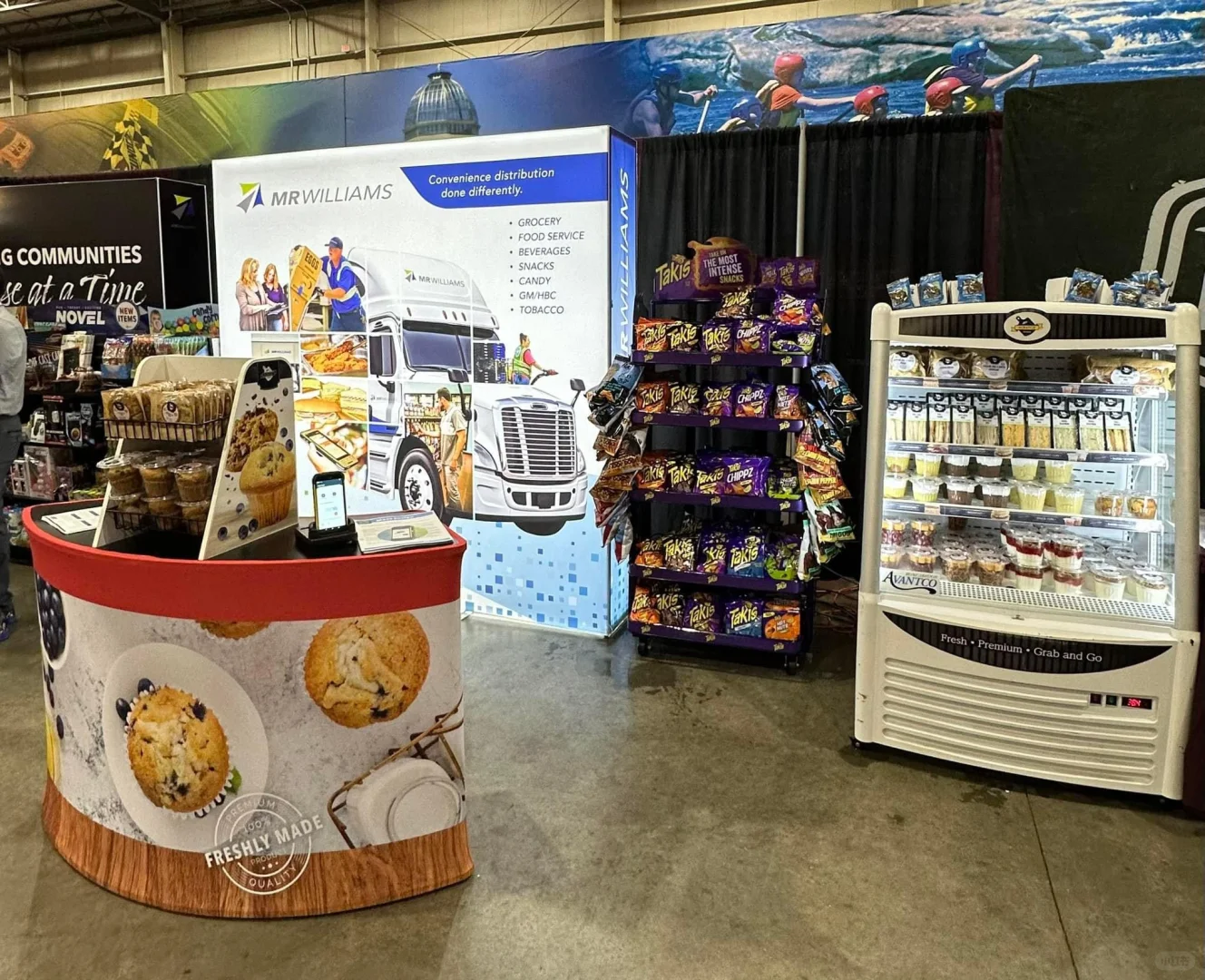 参加美国便利店展销会